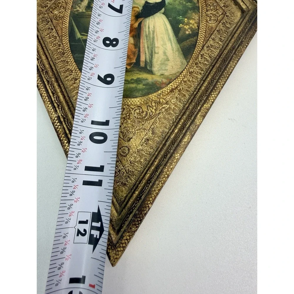Florentine Triangle Wall Plaque Hilair Reading Panini Roman Ruins Florence Italy